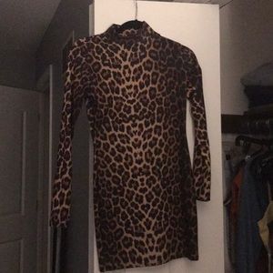 Cheetah Body Con Dress